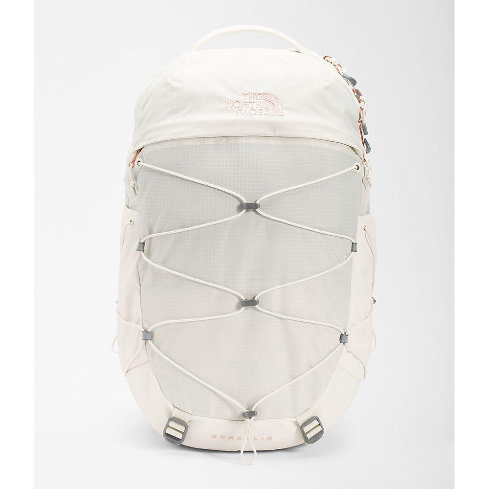 The North Face Borealis Γυναικεια Σακιδιο Πλατησ - Ασπρα / Ροζ Χρυσο Χρωμα (VNMW80397)